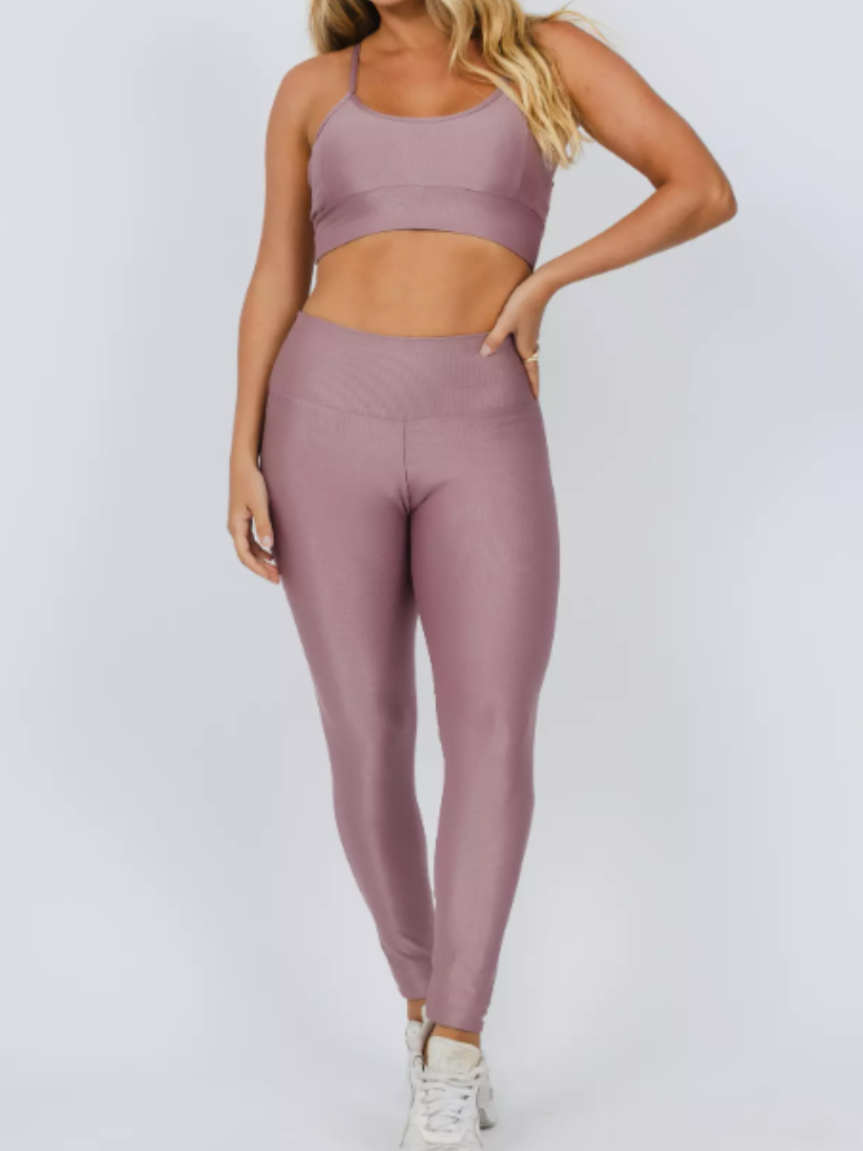 Luxury Mauve Legging Set + Bru Compression Top