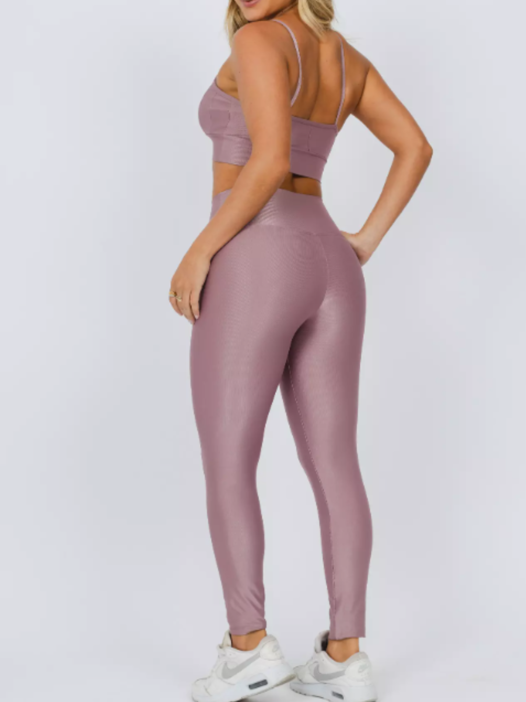 Luxury Mauve Legging Set + Bru Compression Top