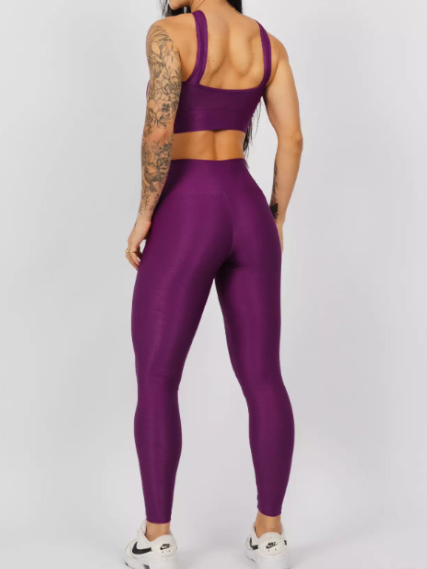 Luxury Purple Legging Set + Bru Compression Top