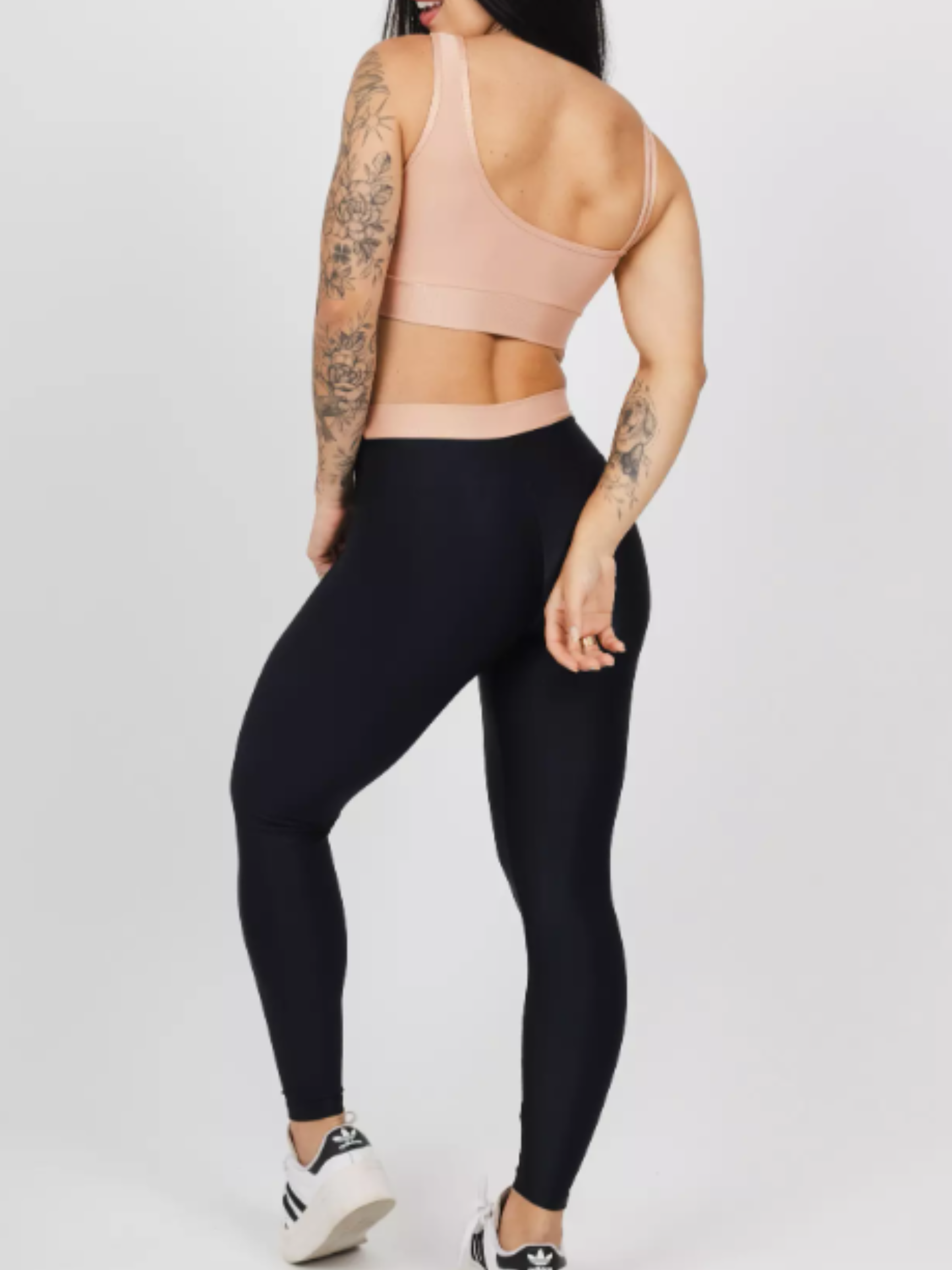Luxury Set Black Legging + Luna Almond