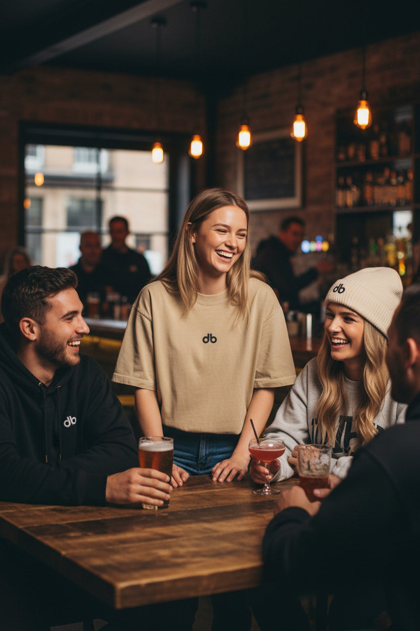 db Vintage Wash Drop Shoulder T-Shirt