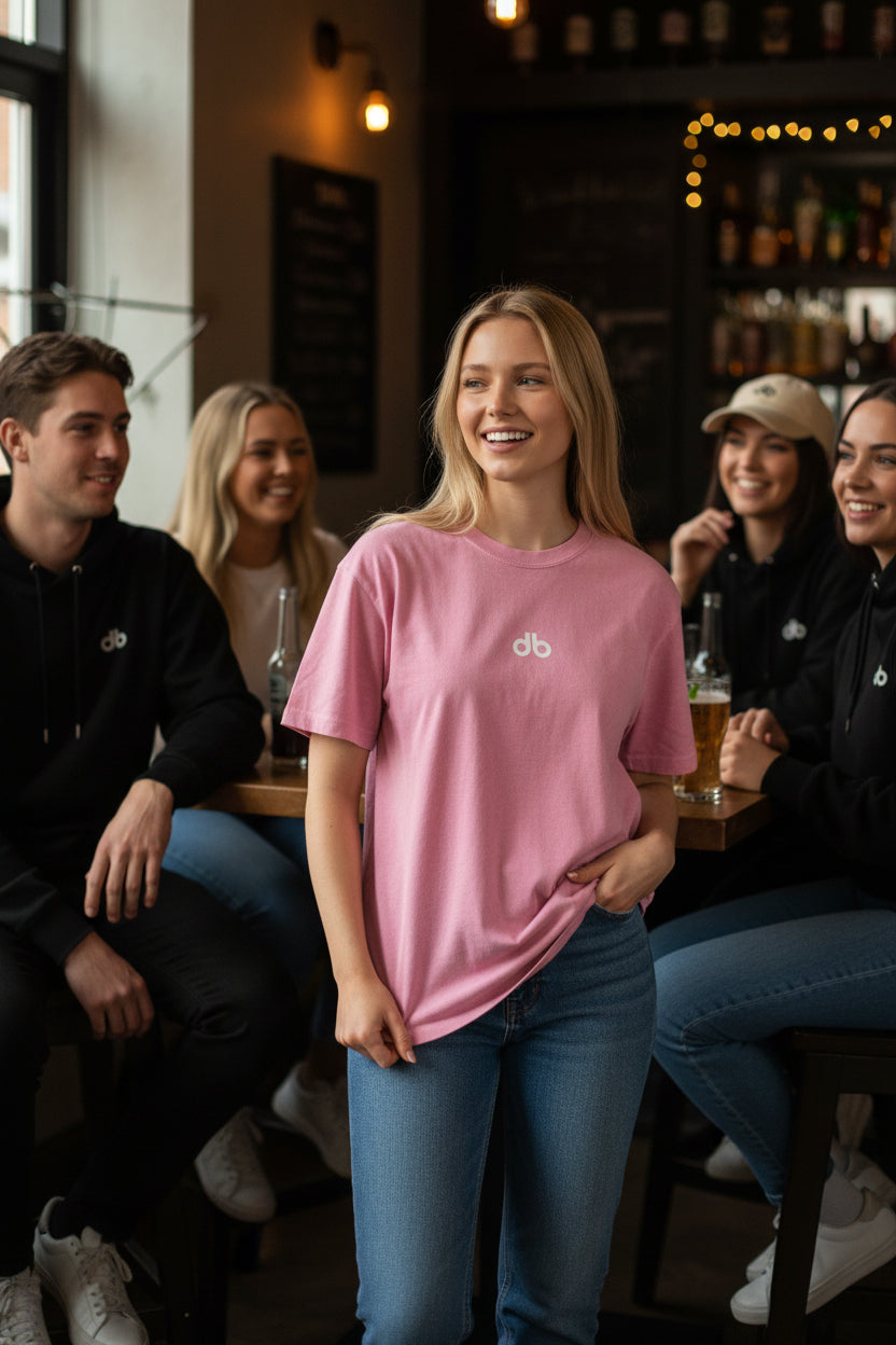 db Vintage Wash Drop Shoulder T-Shirt